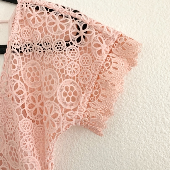 SOLD*Revolve Lovers + Friends • Pink Lace Dress - Picture 4 of 8